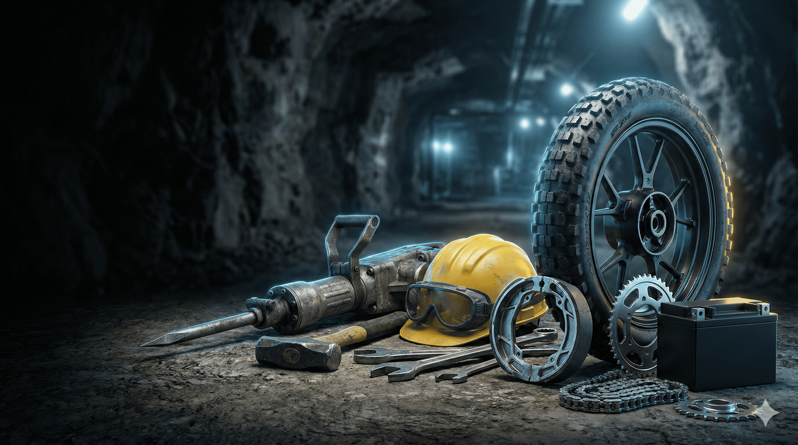 Robust mining tools &amp; reliable 2-wheeler aftermarket solutions.